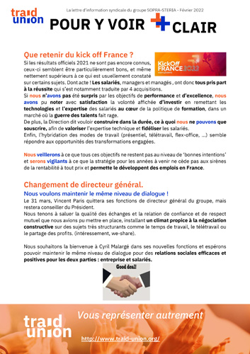 Kick-off france. Nouveau DG. We-share